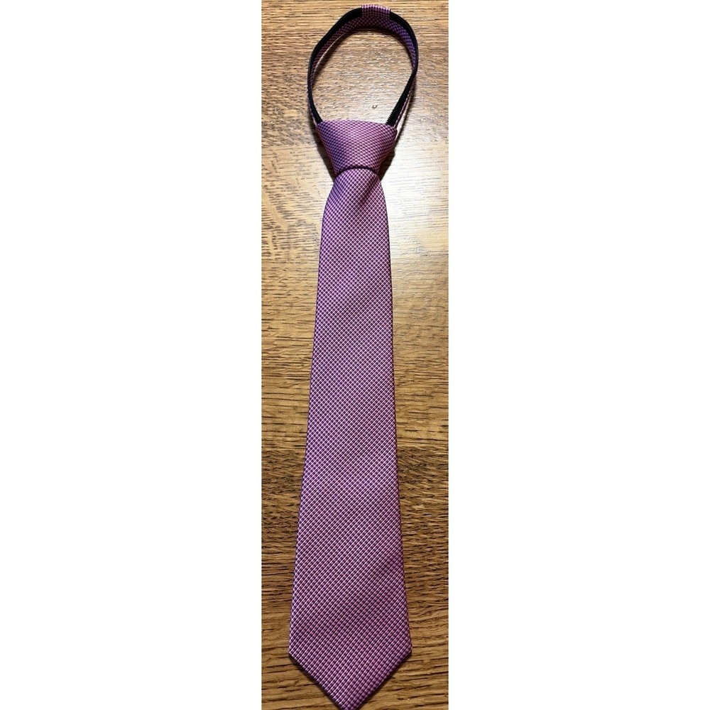 youth ralph lauren zippered adjustable silk‎ tie